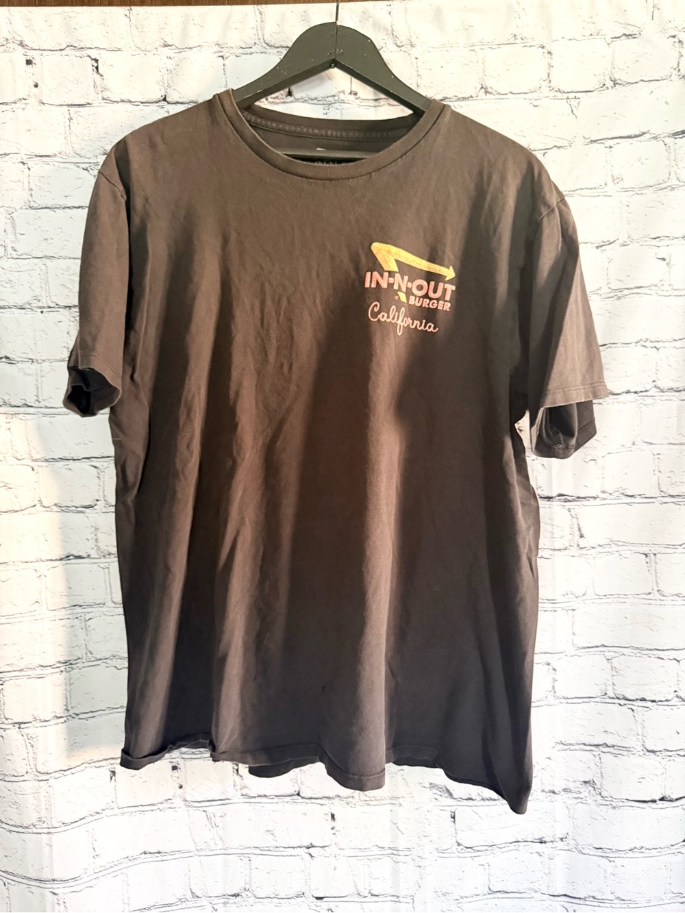 In & Out graphic tee. Size L